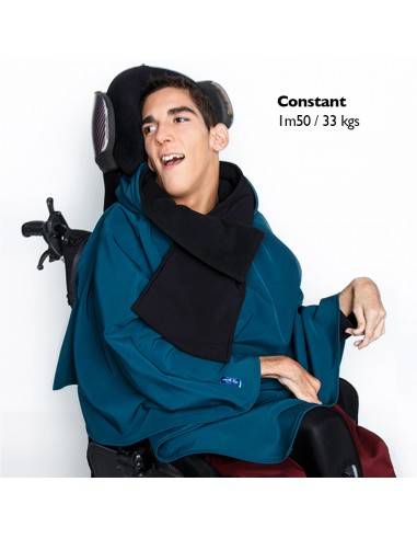 Poncho pascal pour les ados et adultes (Canard/Noir)