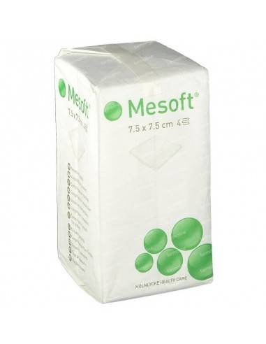 Mesoft compresse non stérile 7.5x7.5 boîte de 100