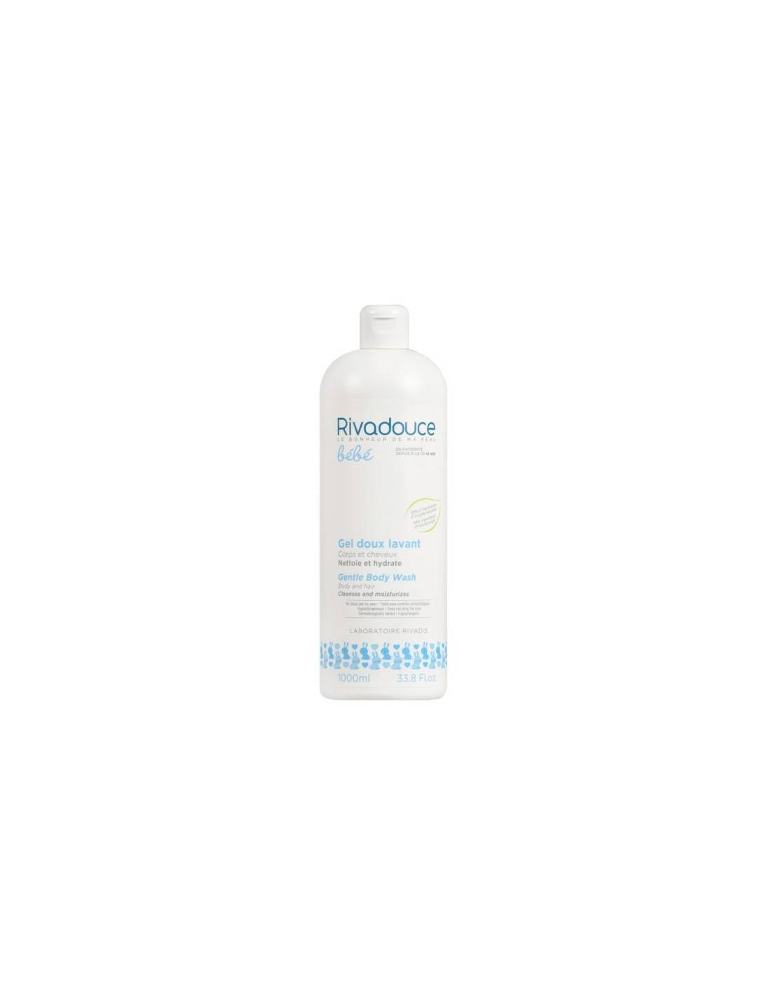 Gel doux lavant bébé Bio RIVADOUCE 1L