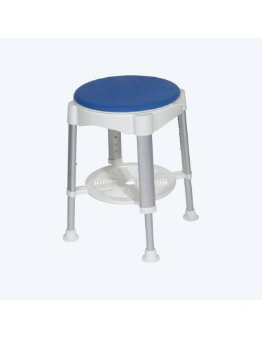 Tabouret de douche taha assise rotative