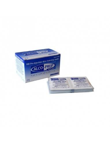 Tampon alco-prep large par 100